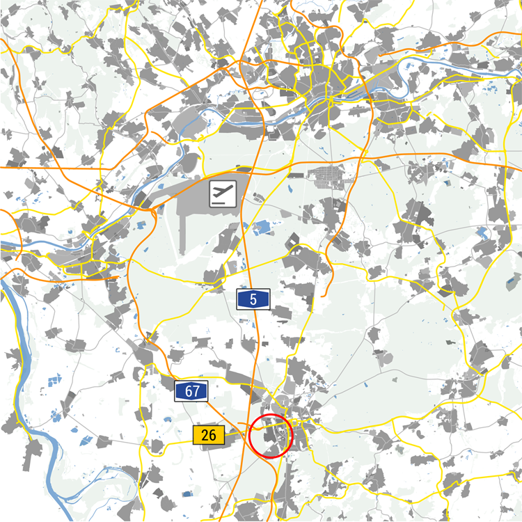 Makro-Standort H31 Darmstadt Makro-Standort H31 Darmstadt